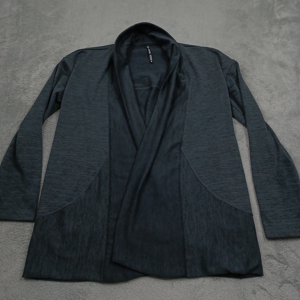 Kuhl Sweater Womens Medium Gray Open Cardigan Outdoor Casual